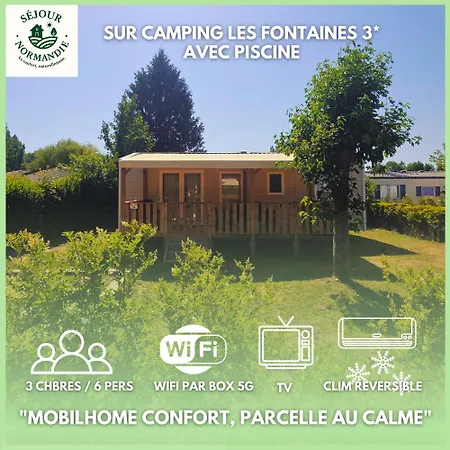 Sejour Normandie - Mobilhomes Premium 3ch-6p Avec Clim-tv-wifi Dans L'eure Ivry-la-Bataille